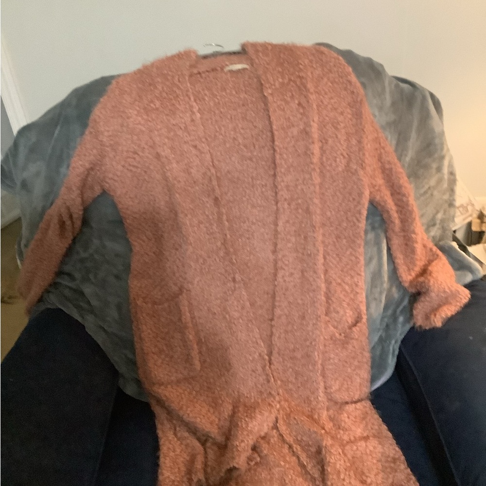 Soft fuzzy cartigan